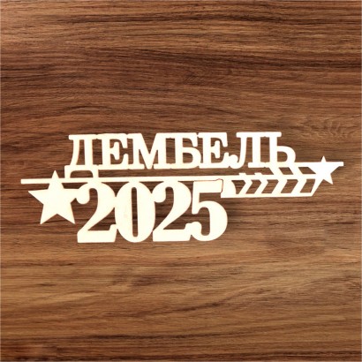 Чипборд"Дембель 2025"МЖ-61.1